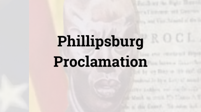 Phillipsburg Proclamation