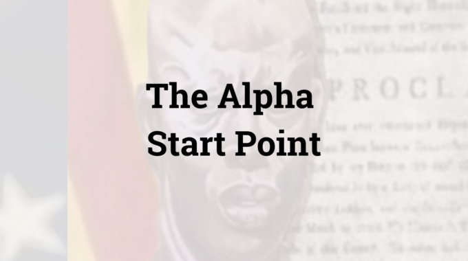 The Alpha Start Point